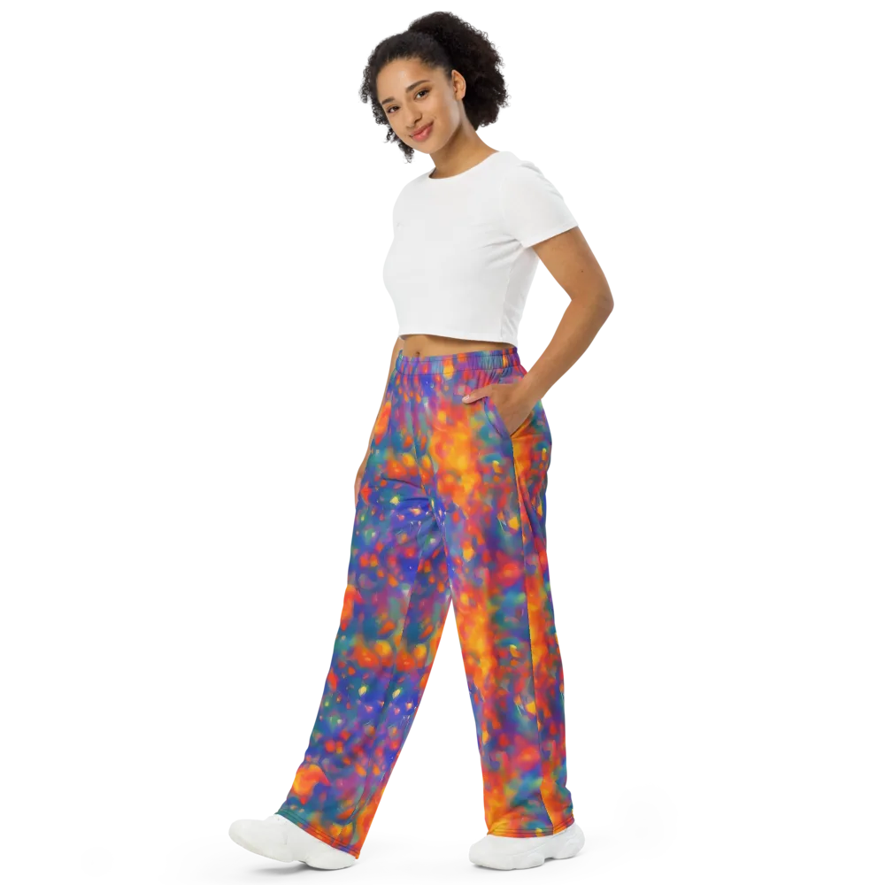 Nolde Nebula on Wide-Leg Pants — Left Front