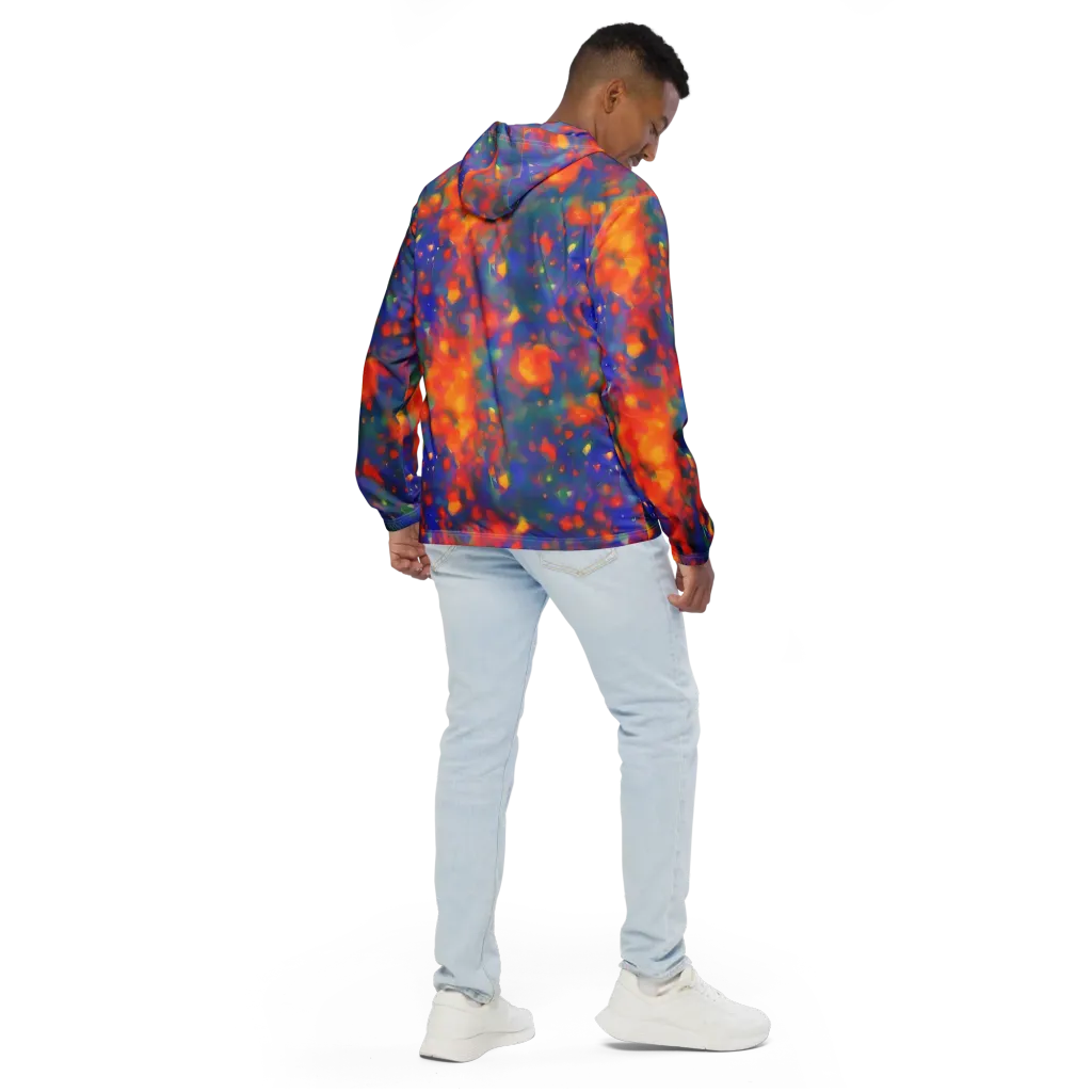 Nolde Nebula on Men's Windbreaker — Back