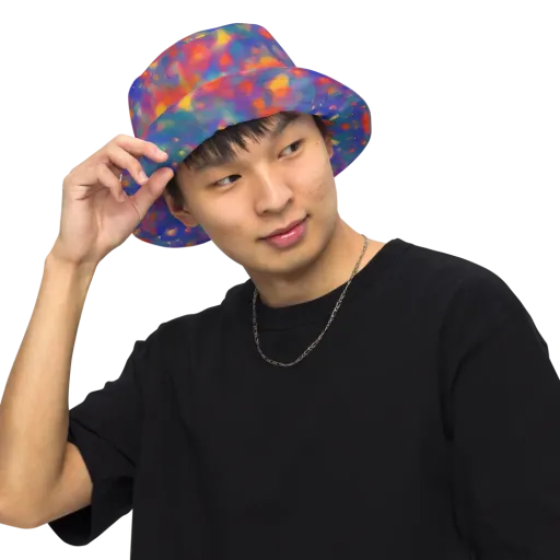Nolde Nebula on a Reversible Bucket Hat