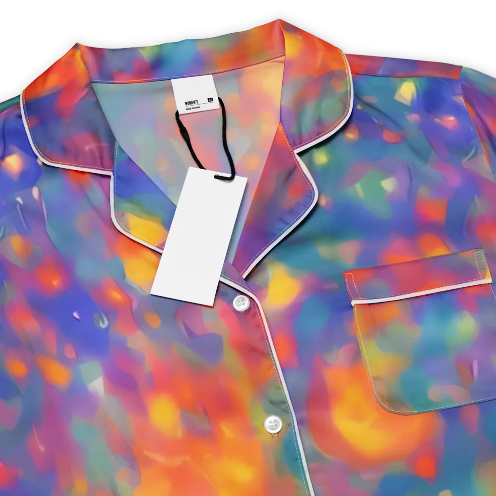Nolde Nebula on Women's Short Sleeve Pajama Top — Product details