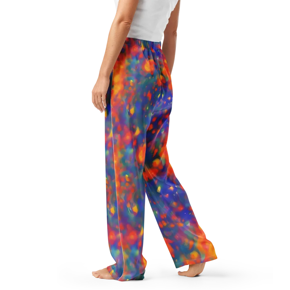 Nolde Nebula on Women's Pajama Pants — Left