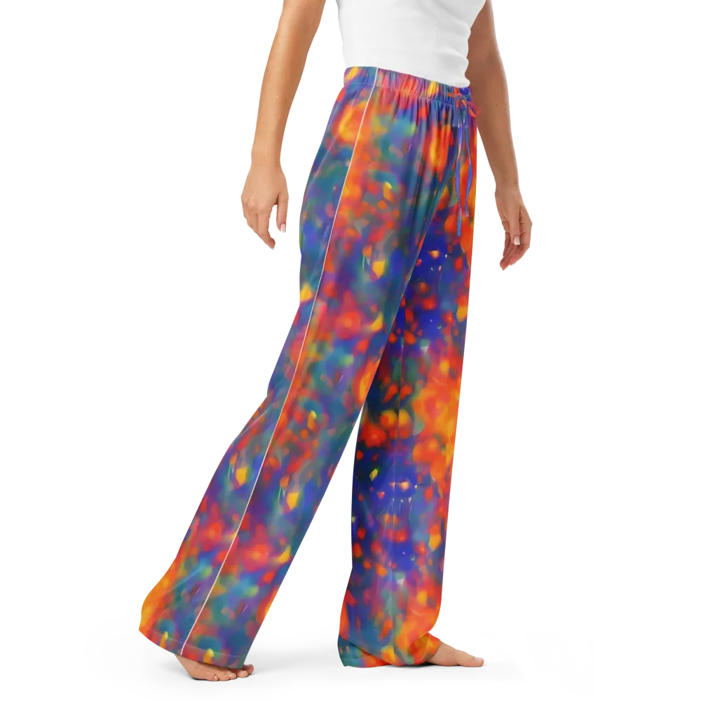 Nolde Nebula on Women's Pajama Pants — Right Front