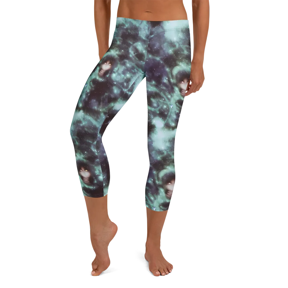 Roversi Nebula on Capri Leggings — Front