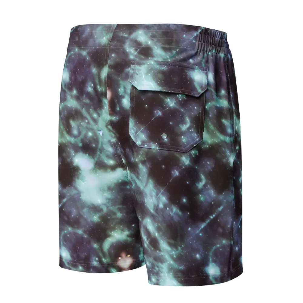 Roversi Nebula on Men's Board Shorts — Back