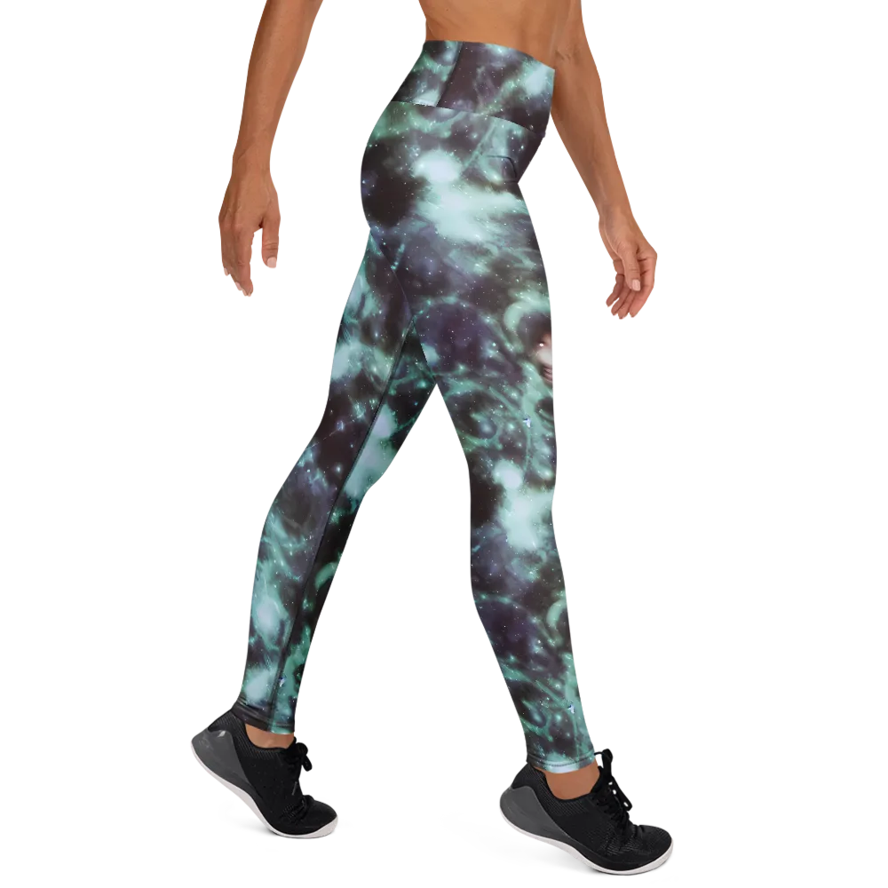 Roversi Nebula on Yoga Leggings — Right