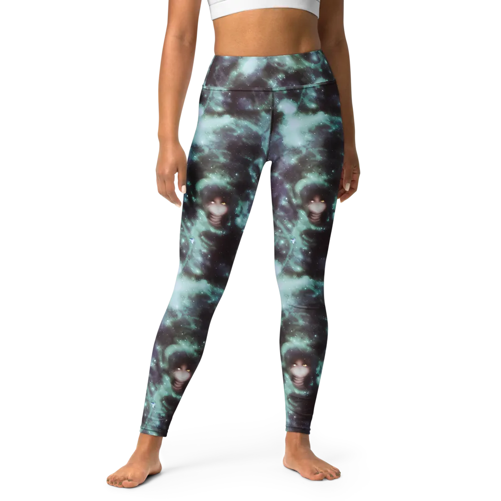 Roversi Nebula on Yoga Leggings — Front