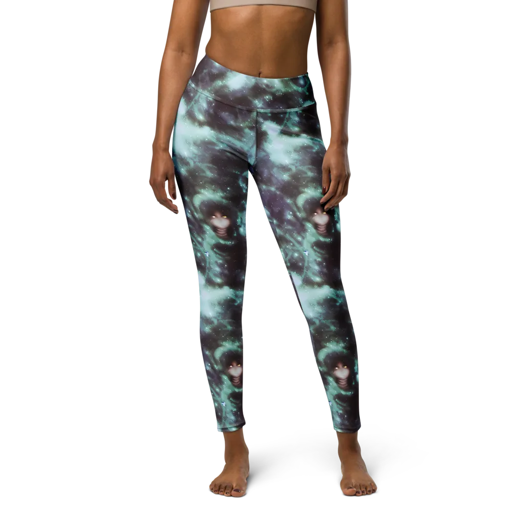 Roversi Nebula on Yoga Leggings — Front