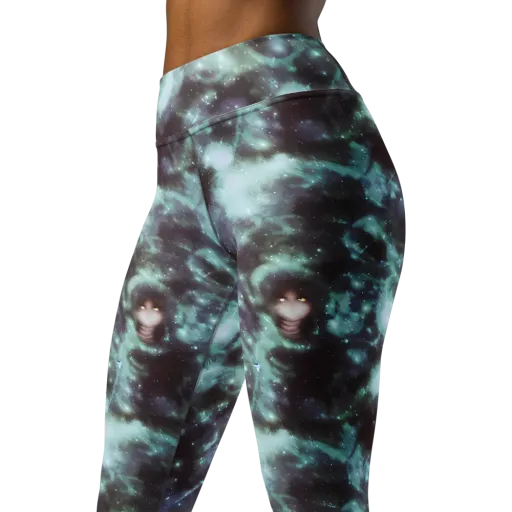 Roversi Nebula on a Yoga Leggings