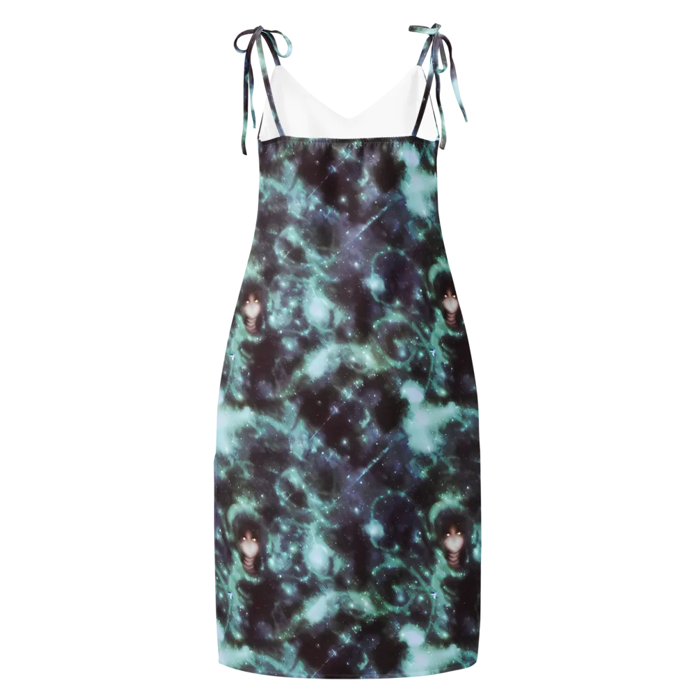 Roversi Nebula on Slip Dress — Back