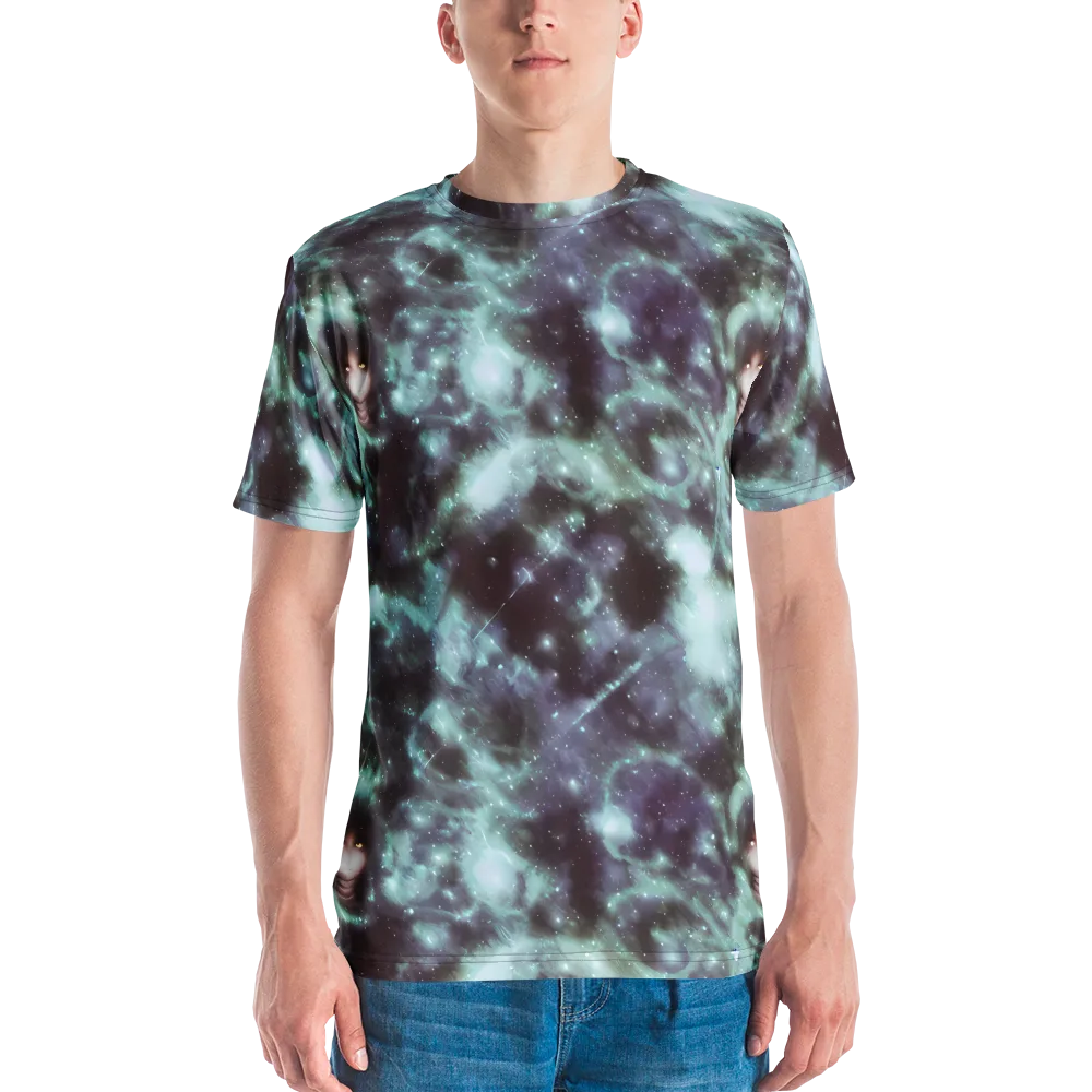 Roversi Nebula on Men's Crew Neck T-Shirt — Front