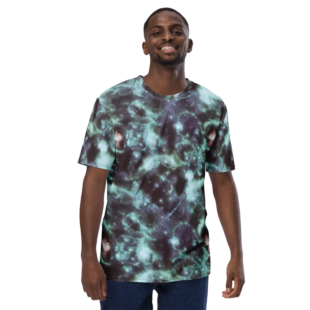 Roversi Nebula on Men's Crew Neck T-Shirt — Front