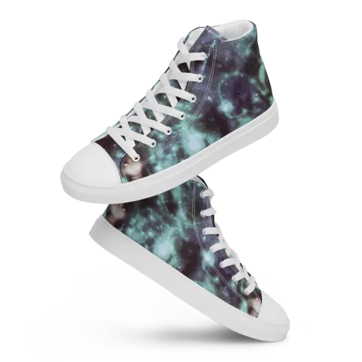 Roversi Nebula on a Men's High Top Canvas Shoes