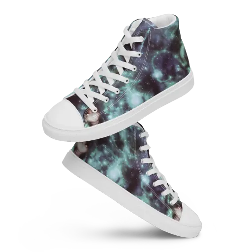 Roversi Nebula on a Women's High Top Canvas Shoes