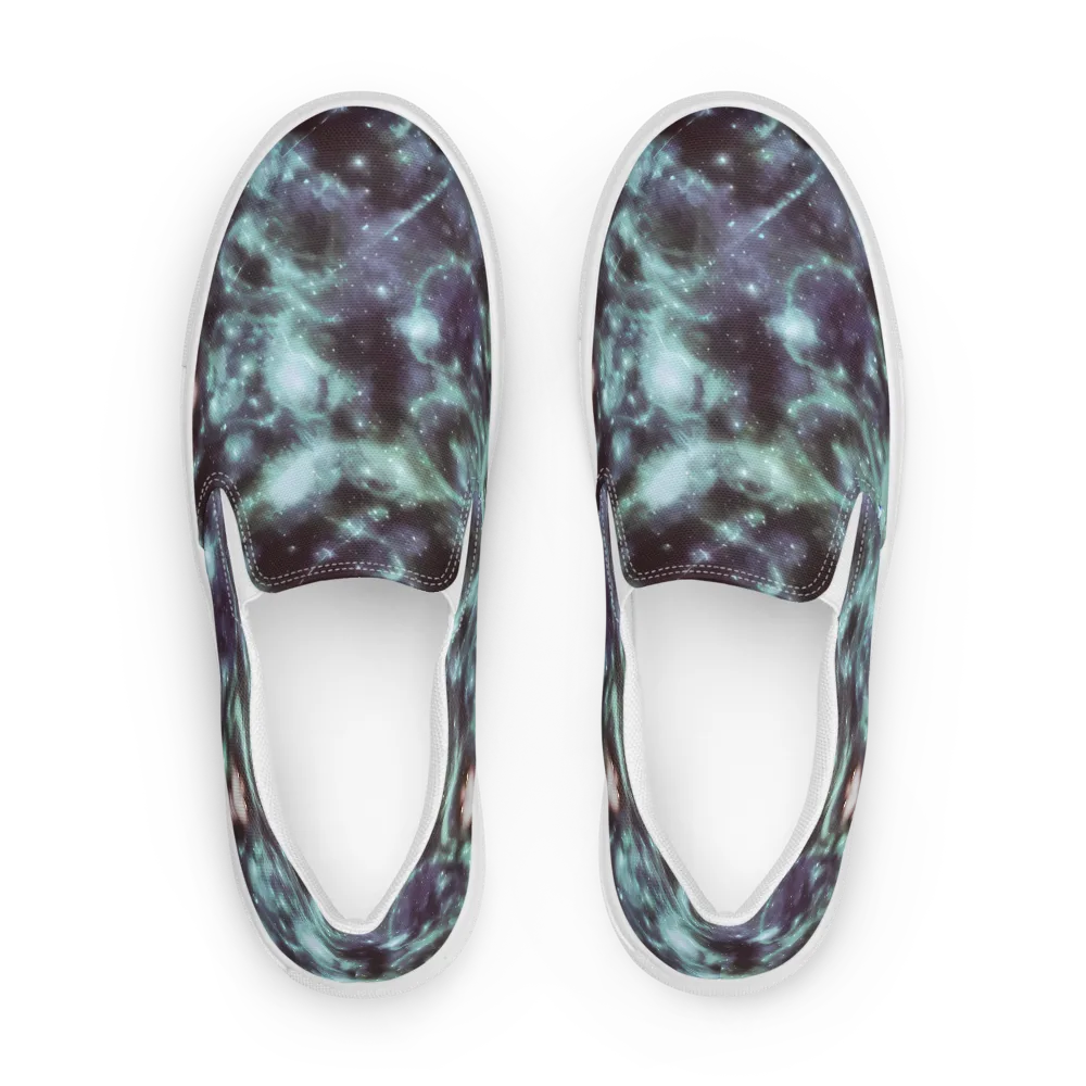 Roversi Nebula on Men's Slip-On Canvas Shoes — Front