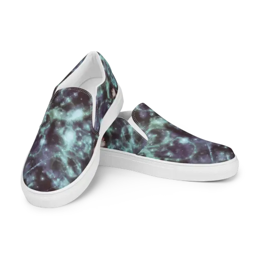 Roversi Nebula on a Men's Slip-On Canvas Shoes