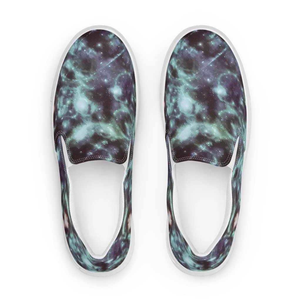 Roversi Nebula on Women's Slip-On Canvas Shoes — Front
