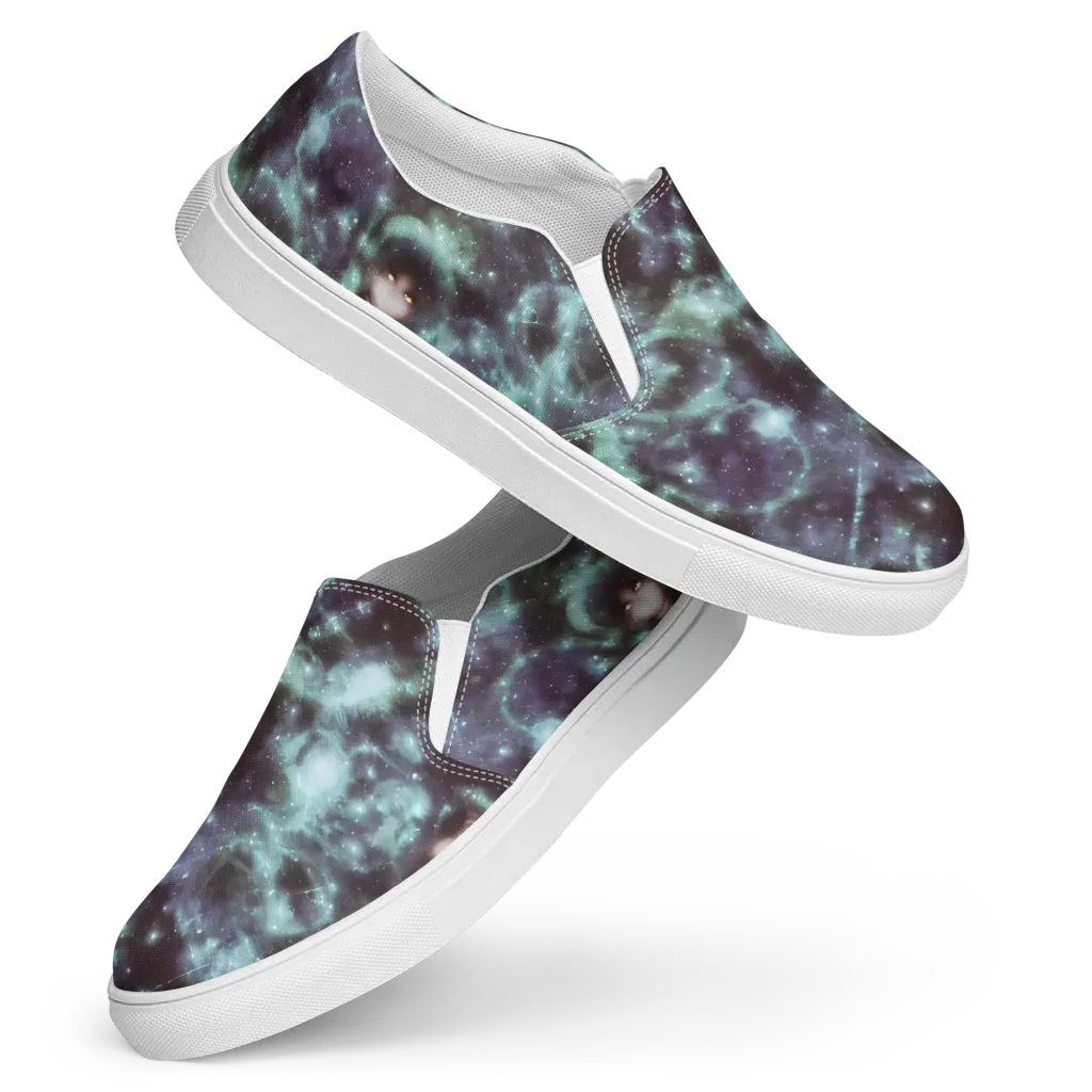 Roversi Nebula on Women's Slip-On Canvas Shoes — Front