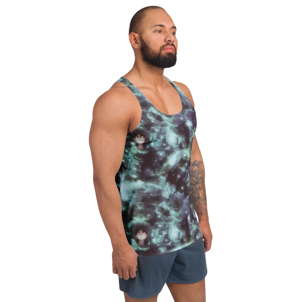 Roversi Nebula on Men's Tank Top — Right Front