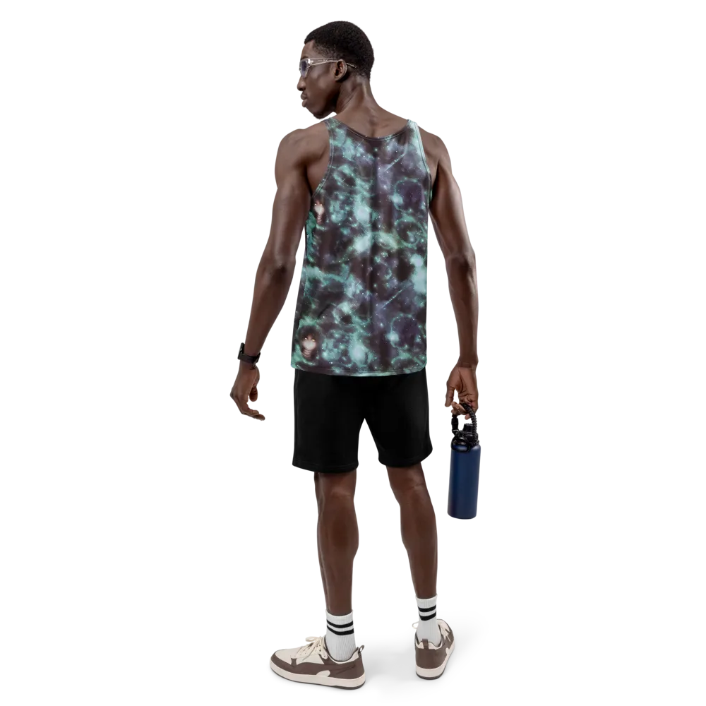 Roversi Nebula on Men's Tank Top — Back