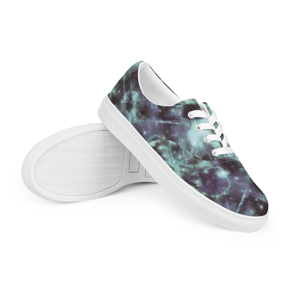 Roversi Nebula on Men's Lace-Up Canvas Shoes — Right Front