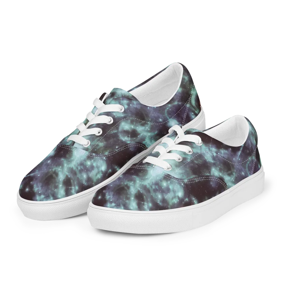 Roversi Nebula on Men's Lace-Up Canvas Shoes — Left Front