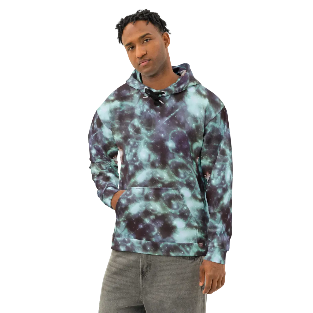 Roversi Nebula on Cotton Hoodie — Left Front