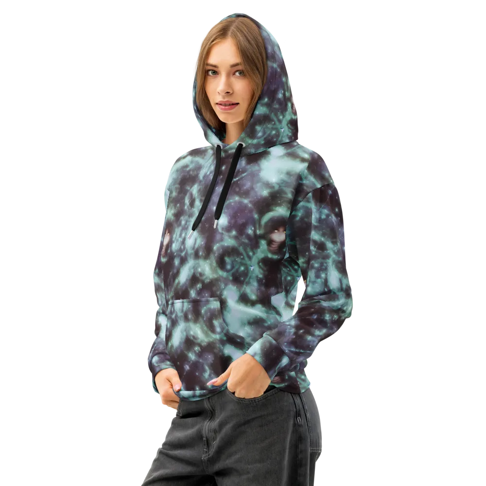 Roversi Nebula on Cotton Hoodie — Left Front