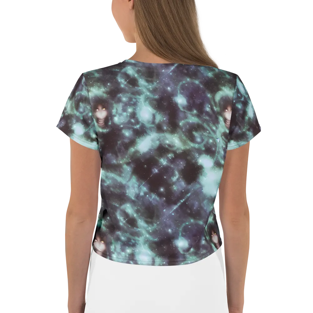 Roversi Nebula on Crop Tee — Back