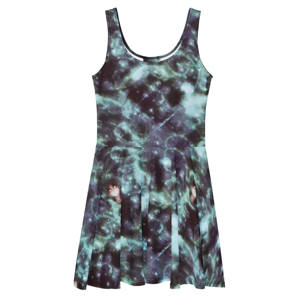 Roversi Nebula on Skater Dress — Front