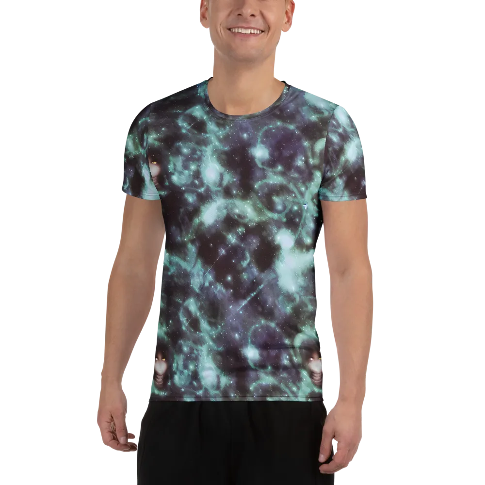 Roversi Nebula on Men's Athletic T-Shirt — Front