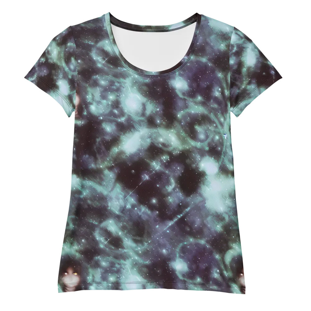 Roversi Nebula on Women's Athletic T-Shirt — Front