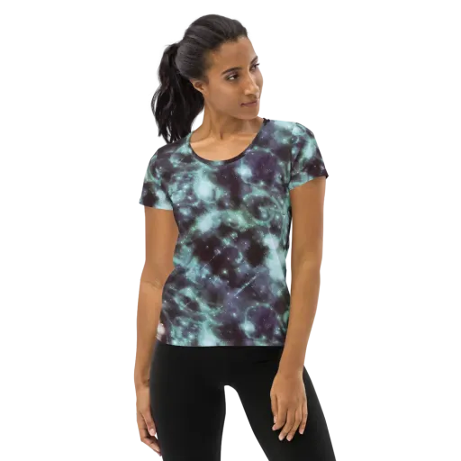 Roversi Nebula on a Women's Athletic T-Shirt