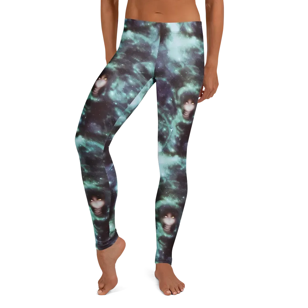Roversi Nebula on Leggings — Front