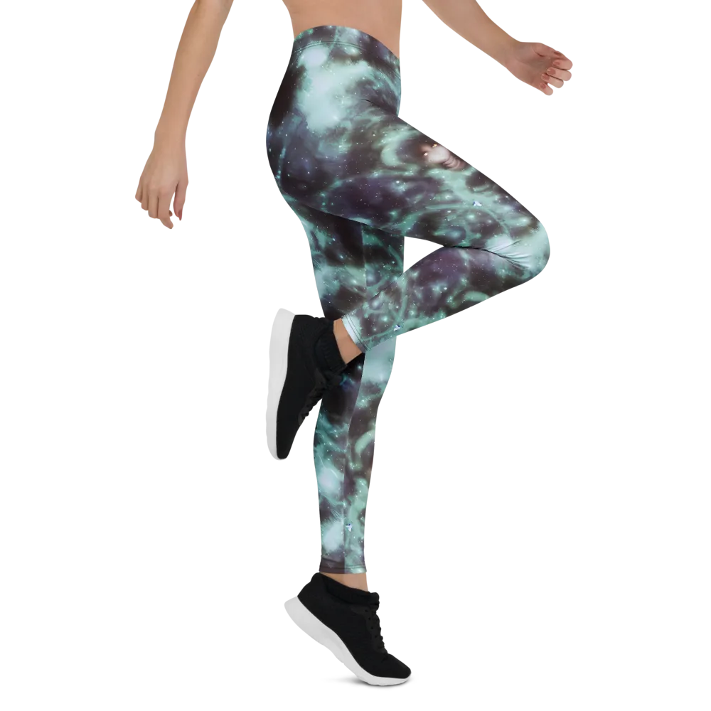 Roversi Nebula on Leggings — Right
