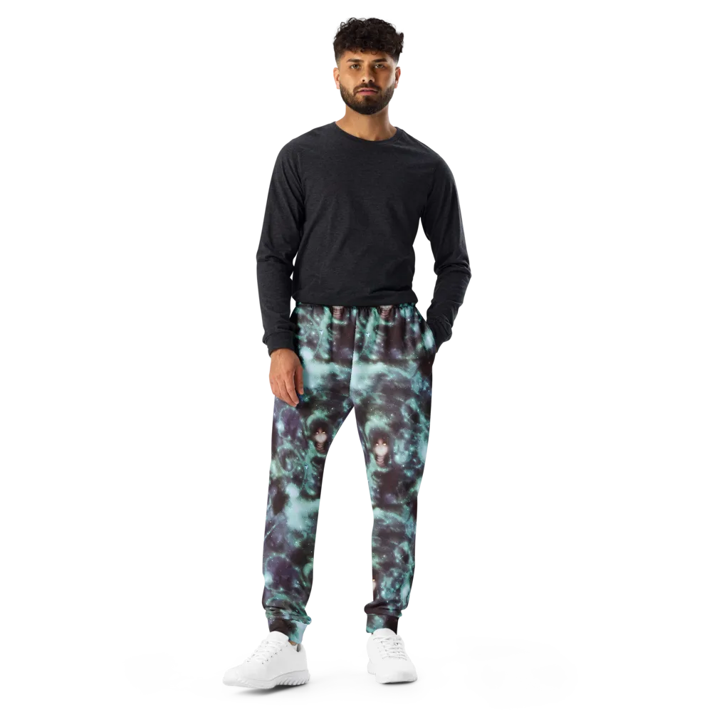 Roversi Nebula on Men's Joggers — Front