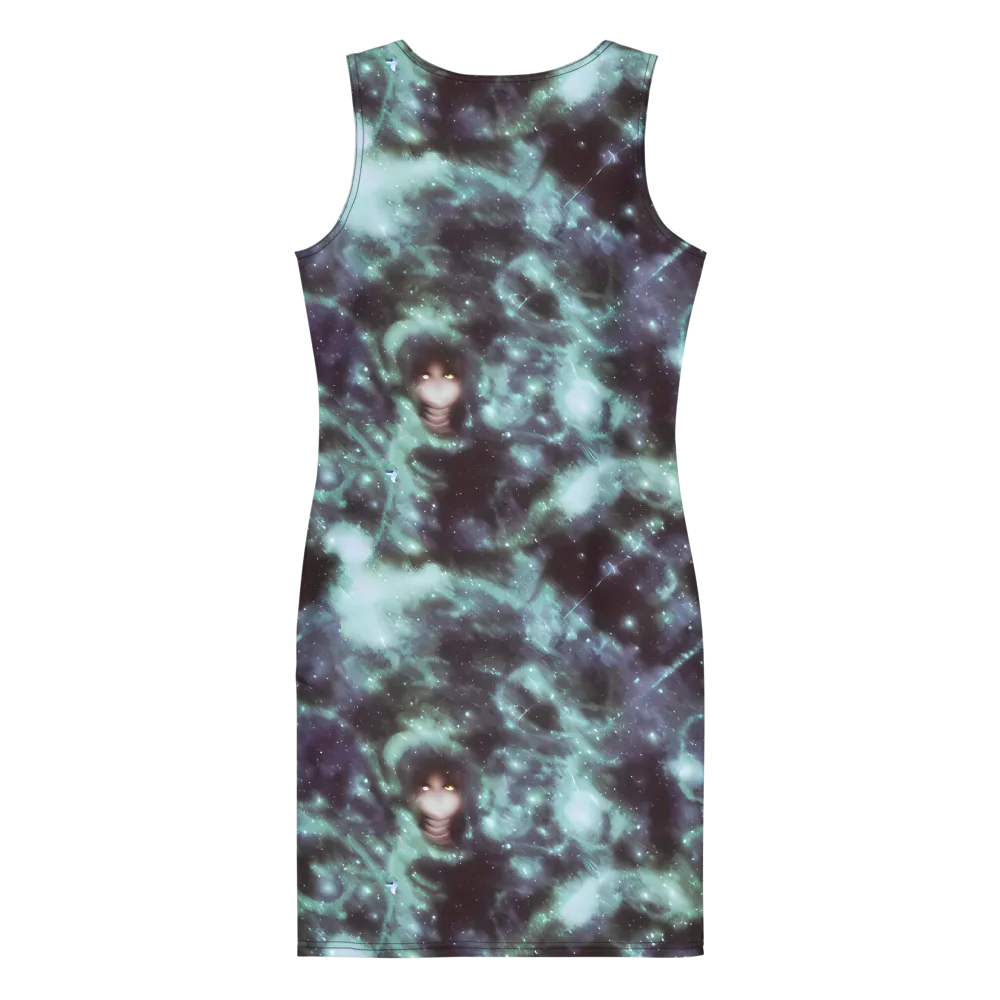Roversi Nebula on Bodycon Dress — Back