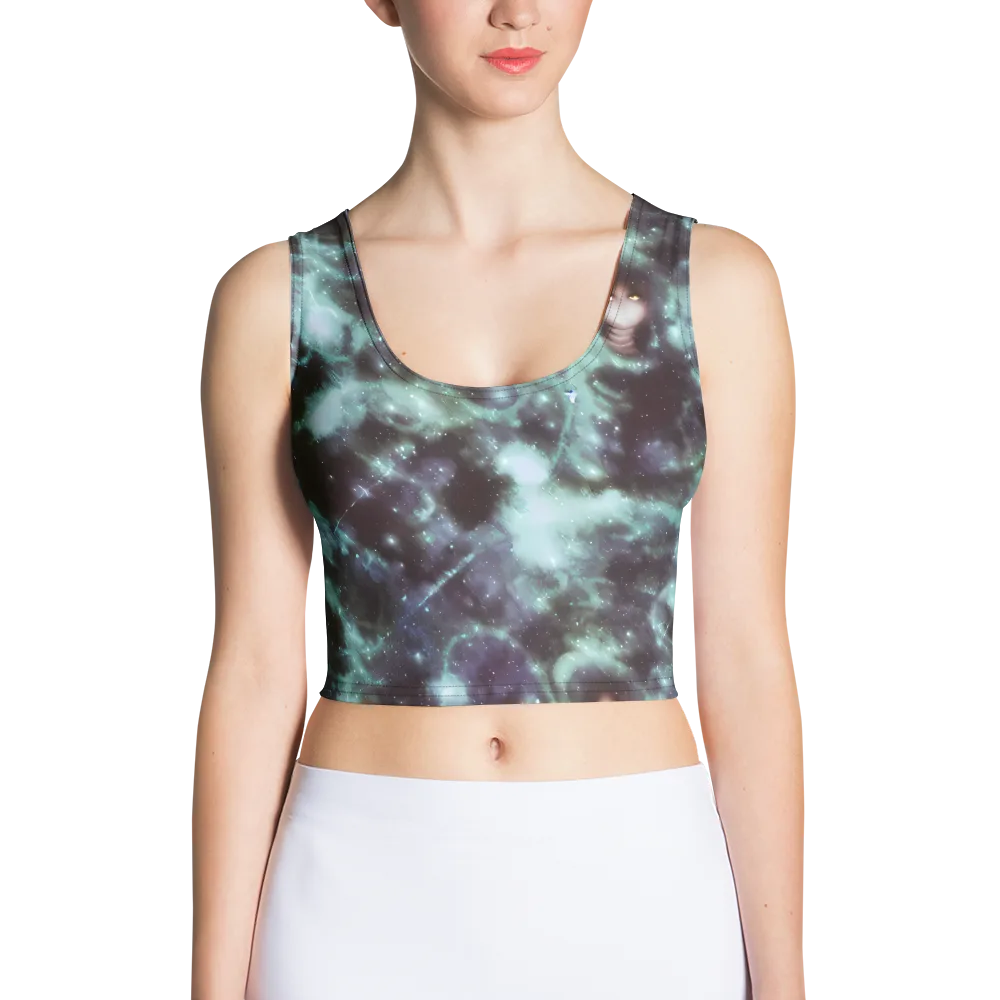 Roversi Nebula on Crop Top — Front