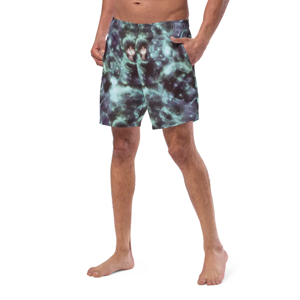 Roversi Nebula on Swim Trunks — Left Front