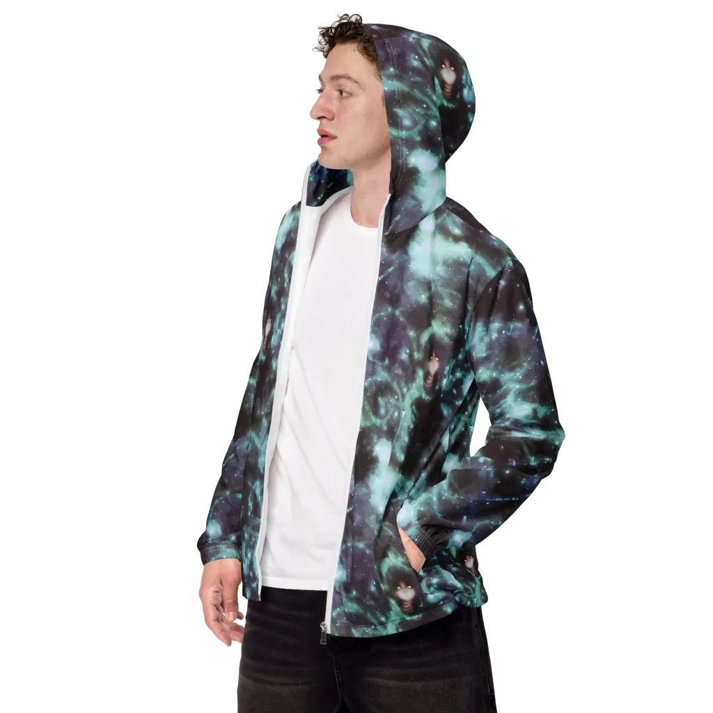 Roversi Nebula on Men's Windbreaker — Left Front