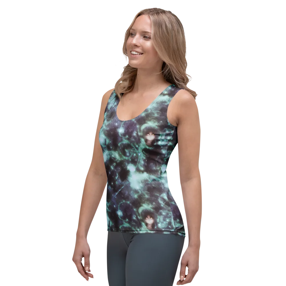Roversi Nebula on Women's Tank Top — Left Front