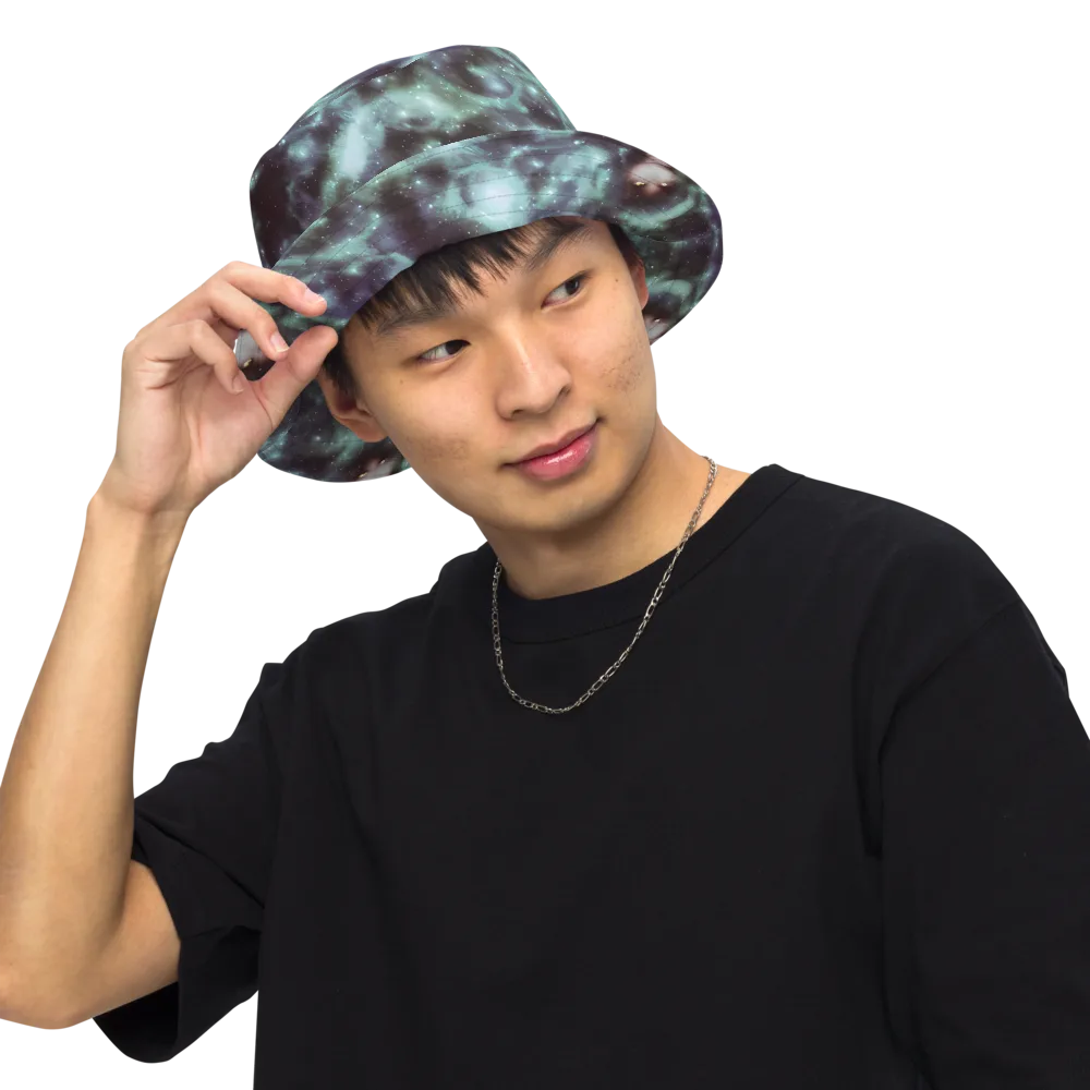 Roversi Nebula on Reversible Bucket Hat — Front Inside