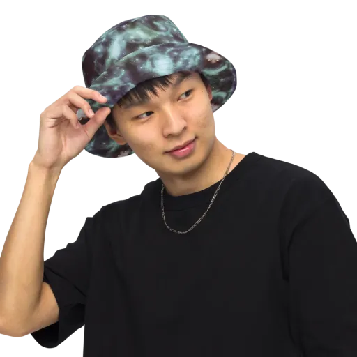 Roversi Nebula on a Reversible Bucket Hat
