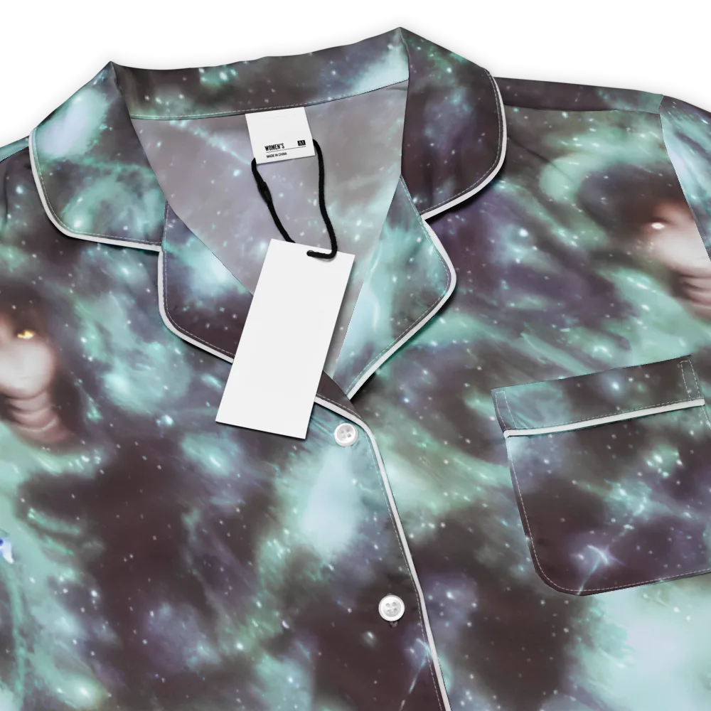 Roversi Nebula on Women's Short Sleeve Pajama Top — Product details