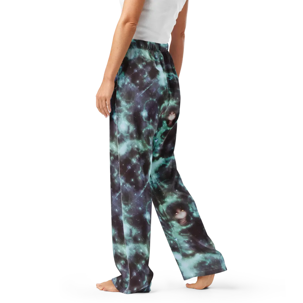 Roversi Nebula on Women's Pajama Pants — Left