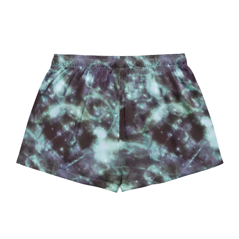 Roversi Nebula on Women's Pajama Shorts — Back