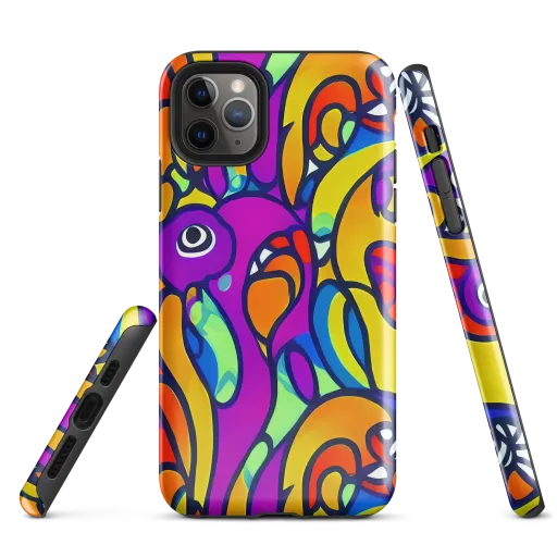 Kaleido Fish on a Tough Case for iPhone®