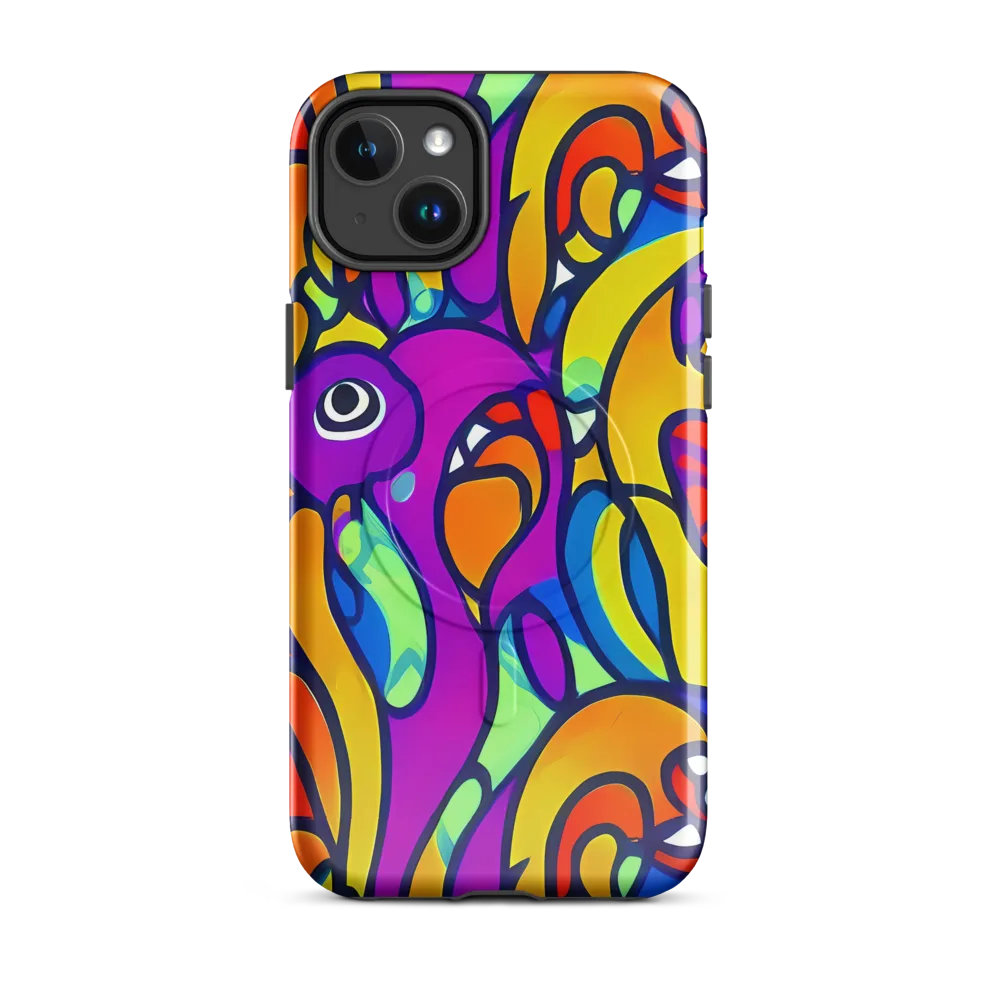 Kaleido Fish on MagSafe Tough Case for iPhone® — Front