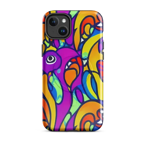 Kaleido Fish on a MagSafe Tough Case for iPhone®