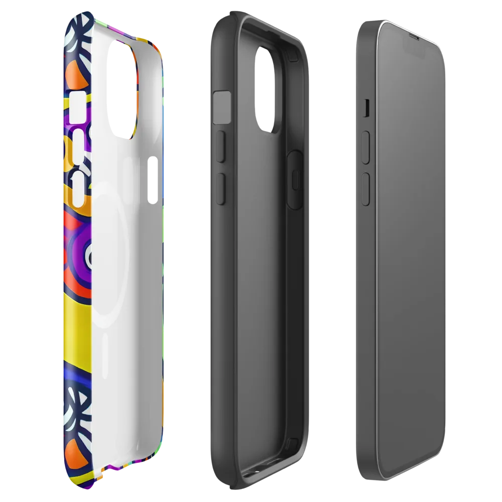 Kaleido Fish on MagSafe Tough Case for iPhone® — Front