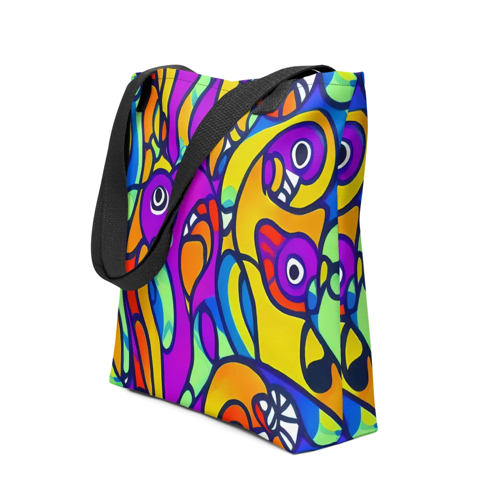 Kaleido Fish on Tote Bag — Front